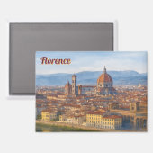 Florence Watercolor Silhouet Magneet (Voorkant / Achterkant)