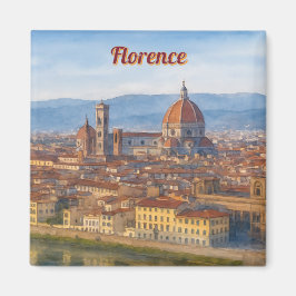 Florence Watercolor Silhouet Magneet