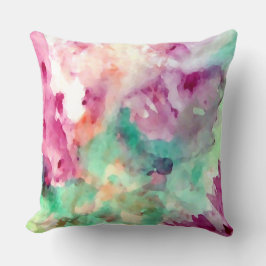  Florence Waterverf Abstracte Zachte Kussens