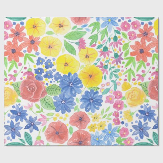 Florence-waterverf Cadeaupapier (Vlak)