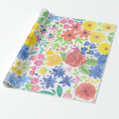 Florence-waterverf Cadeaupapier (Uitgerold)