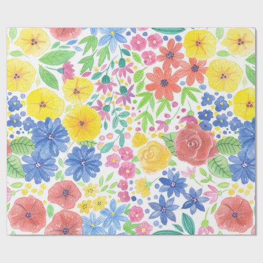 Florence-waterverf Cadeaupapier (Vlak)