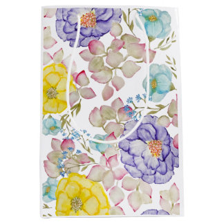 Florence-waterverf-elegant patroon medium cadeauzakje