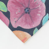 Florence-waterverf Fleece Deken (Hoek)