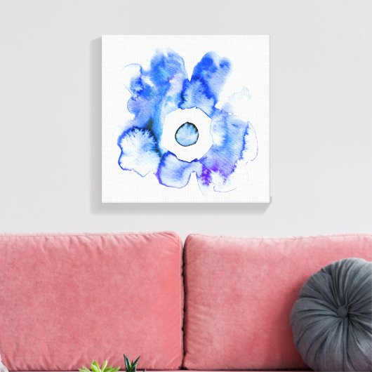 Florence waterverf hand getrokken abstract kunstca canvas afdruk (Insitu (Woonkamer))