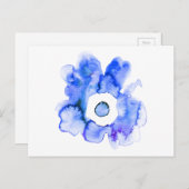 Florence waterverf handgetekend abstract briefkaar briefkaart (Voorkant / Achterkant)