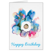 Florence waterverf handgetekende abstracte kunst (Voorkant)