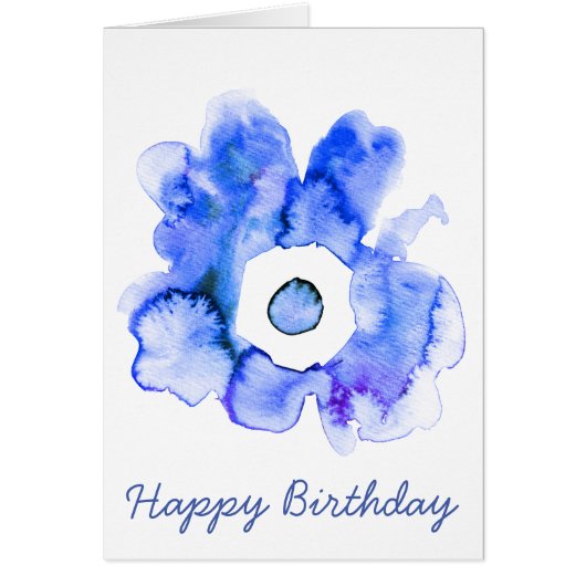 Florence waterverf handgetekende abstracte kunst (Voorkant)