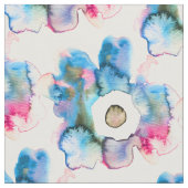 Florence waterverf handgetekende abstracte kunst stof (Close Up)