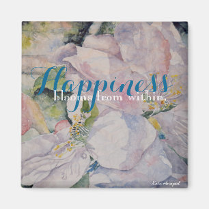 Florence Waterverf Happiness Blooms Magnet
