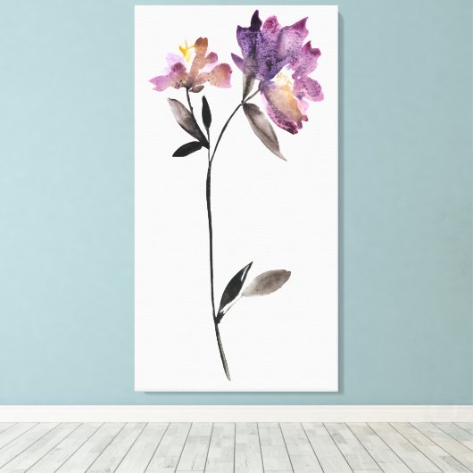 Florence Waterverf III Canvas Afdruk (Insitu (Houten vloer))