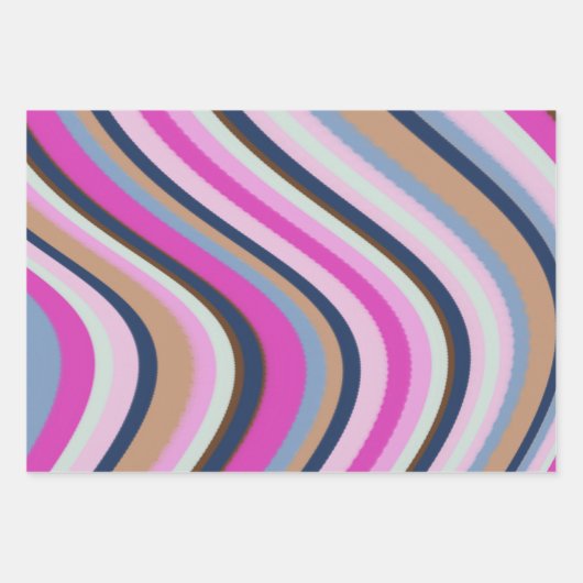 Florence Waterverf in roze Venetiaanse blauwe ceda Inpakpapier Vel (Voorkant 2)