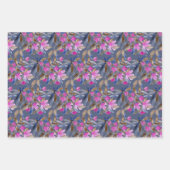 Florence Waterverf in roze Venetiaanse blauwe ceda Inpakpapier Vel (Voorkant 3)