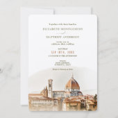 Florence Waterverf Italië Kaart (Voorkant)