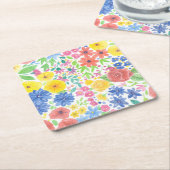 Florence-waterverf Kartonnen Onderzetters (Schuin)