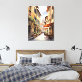 Florence waterverf kunst canvas afdruk (Insitu (Slaapkamer))