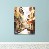 Florence waterverf kunst canvas afdruk (Insitu (Houten vloer))