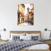 Florence waterverf kunst canvas afdruk (Insitu (Slaapkamer))