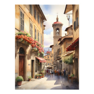 Florence waterverf kunst foto afdruk