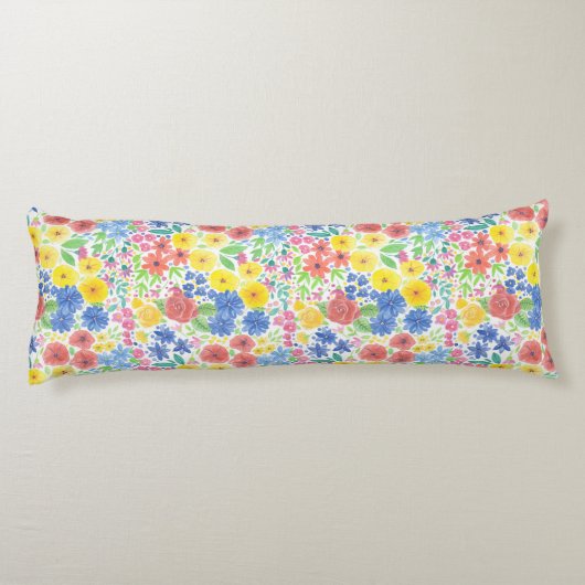 Florence-waterverf Lichaamskussen (Achterkant)