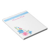 Florence-waterverf | Naam personaliseren Notitieblok (Schuin)