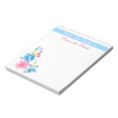 Florence-waterverf | Naam personaliseren Notitieblok (Linkerzijde)