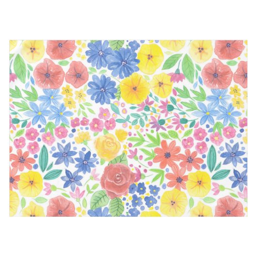 Florence-waterverf Tafelkleed (Voorkant (Horizontaal))