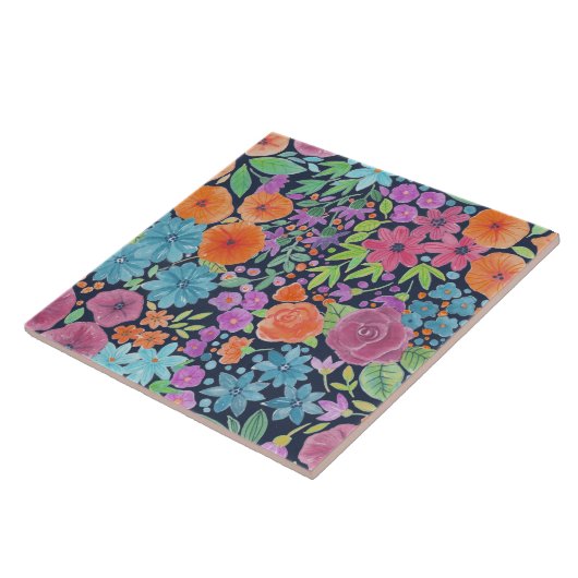 Florence-waterverf Tegeltje (Zijkant)