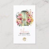 Florence Waterverf Voorste deur Estate Agent Visitekaartje (Voorkant)