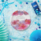 Florence Waterverf Vrijgezellenfeest Papieren Bord (Feest)