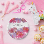 Florence Waterverf Vrijgezellenfeest Papieren Bord (Feest)