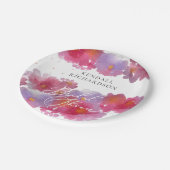 Florence Waterverf Vrijgezellenfeest Papieren Bord (Gekanteld)