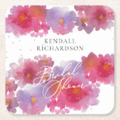 Florence Waterverf Vrijgezellenfeest Papieren Bord Kartonnen Onderzetters (Voorkant)