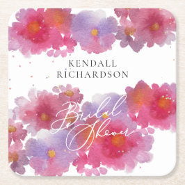 Florence Waterverf Vrijgezellenfeest Papieren Bord Kartonnen Onderzetters