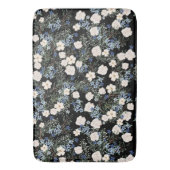 Florence Waterverf Wildbloemen Roze Blauwe Blauwe  Badmat (Voorkant Verticaal)