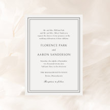 Florence White Elegant Huwelijk