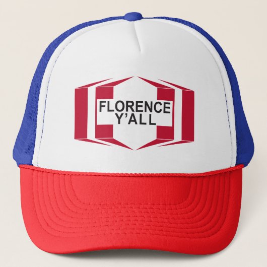 Florence Y'all Trucker Hat Trucker Pet (Voorkant)