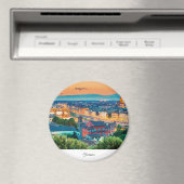 Florence zonsondergang Italië Magneet (Insitu (Vaatwasser))