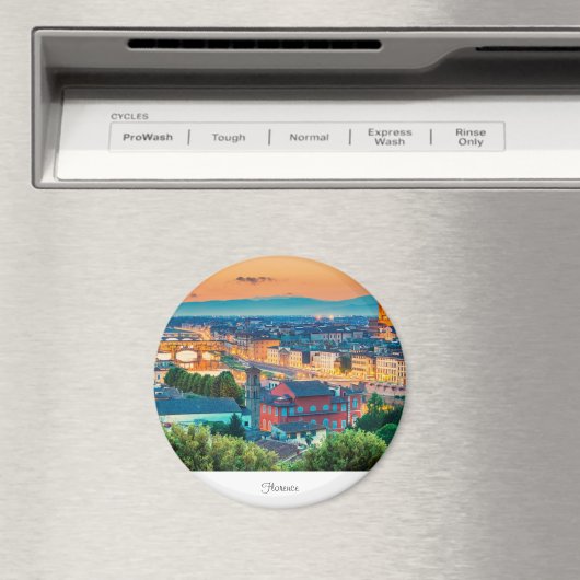 Florence zonsondergang Italië Magneet (Insitu (Vaatwasser))