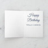 Florence zuster Happy Birthday Kaart (Binnen)