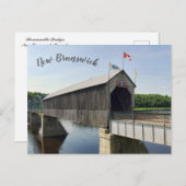 Florenceville Bridge New Brunswick Canada Briefkaart (Voorkant / Achterkant)