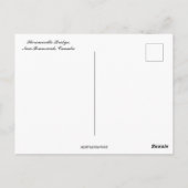 Florenceville Bridge New Brunswick Canada Briefkaart (Achterkant)