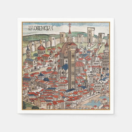 Florencia 1493 cocktail party receptie servetten