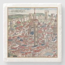 Florencia Colore Marble Drink Onderzetter