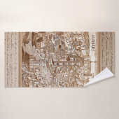 Florencia Sepia 1493 Badhanddoek (Badhanddoek)