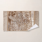 Florencia Sepia 1493 Handdoeken (Handdoek)