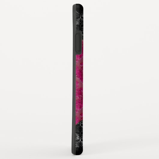 Florendyne Elegant Damask Monogram Case-Mate iPhone Case (Achterkant/rechts)