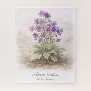 Florens tardiva De Late Bloeier Botanisch Legpuzzel