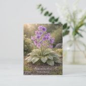 Florens tardiva The Late Bloomer Botanical Briefkaart (Staand voorkant)