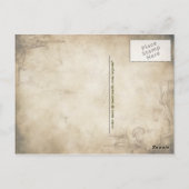 florentie, italiaanse sculptuur briefkaart (Achterkant)